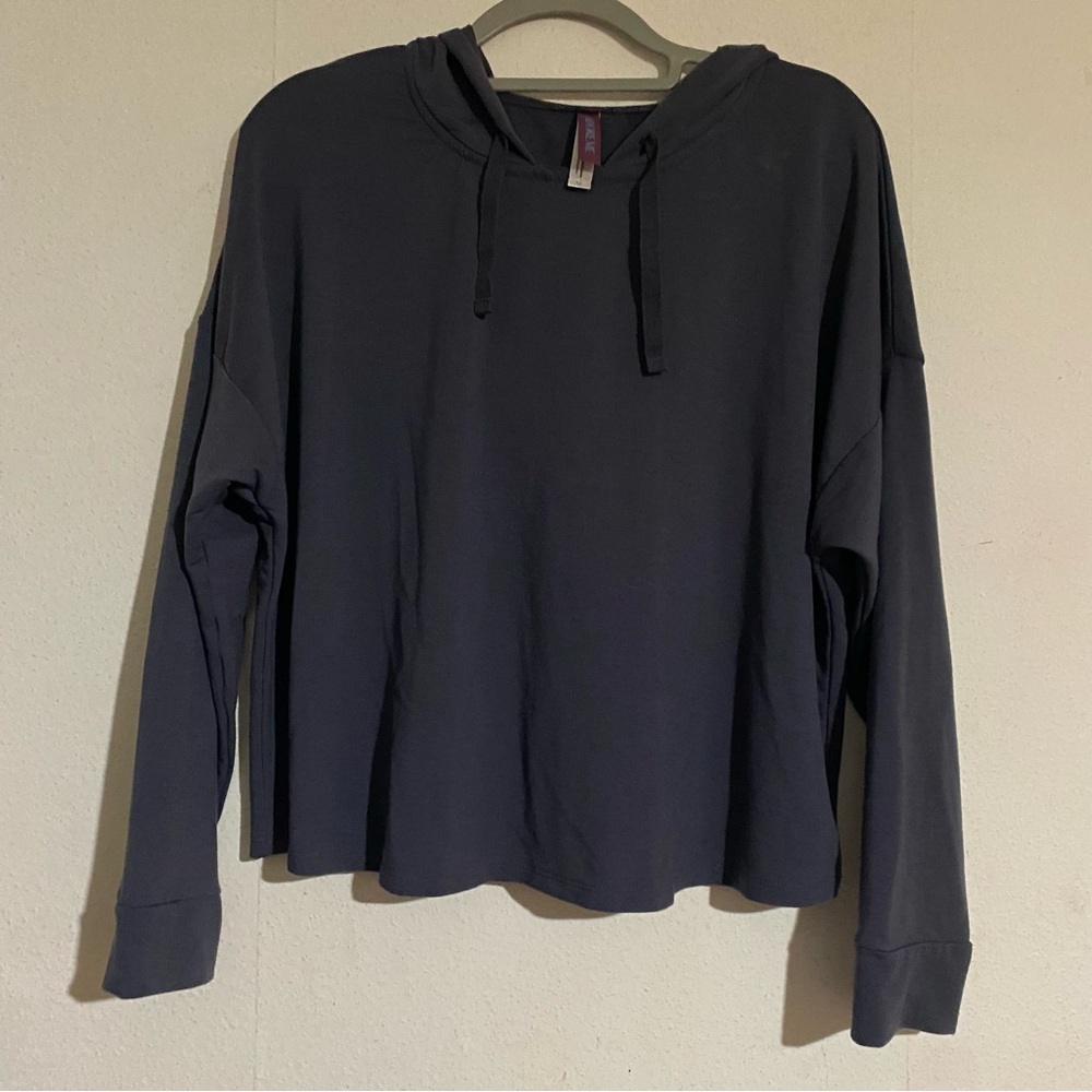 Adore Me Abbey Sleepwear Dark Gray Hoodie: Size 1X